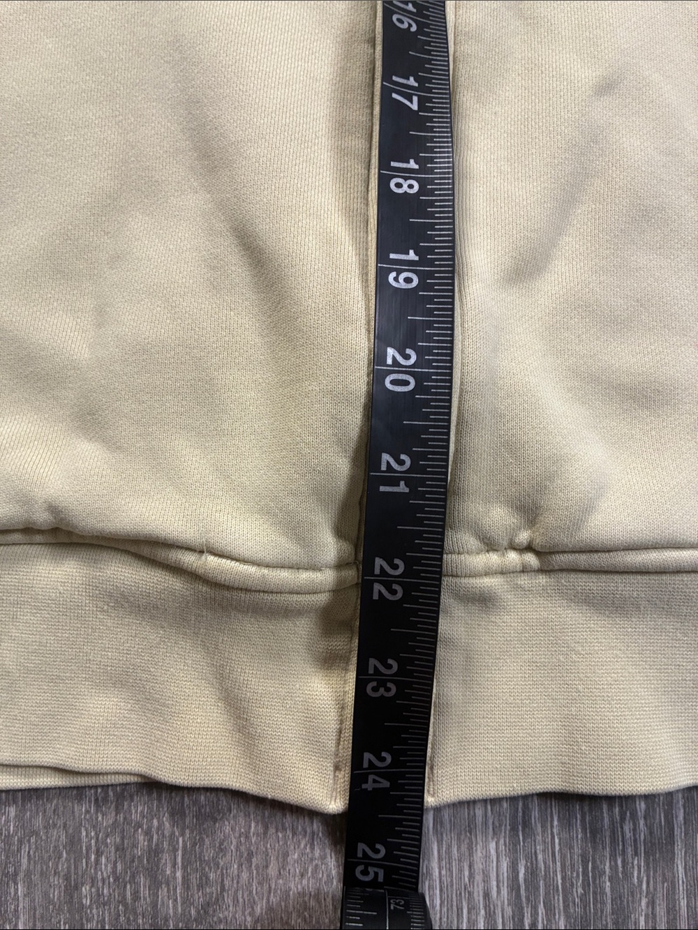 Lacoste Pale Yellow Full-Zip Hoodie with Crocodile Logo Womens XL - Picture 6 of 15